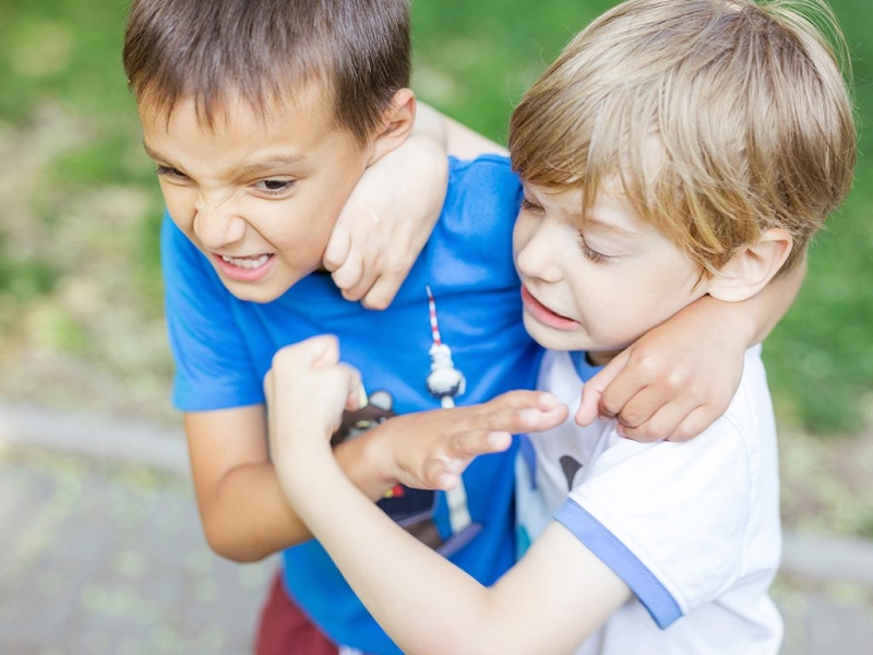 Rough play & play fighting: kids