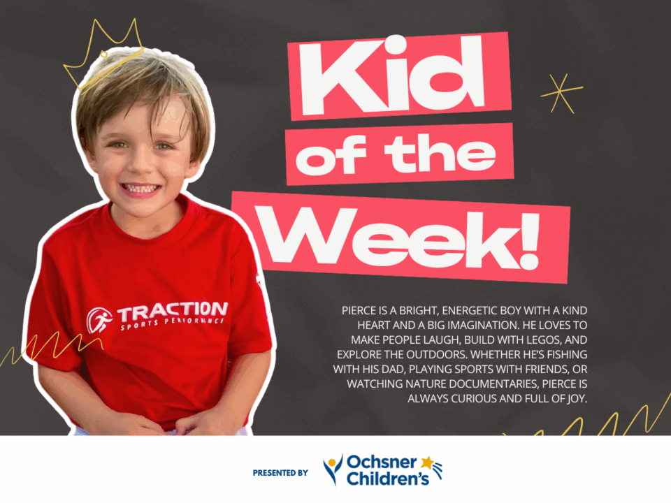 kid of the week pierce