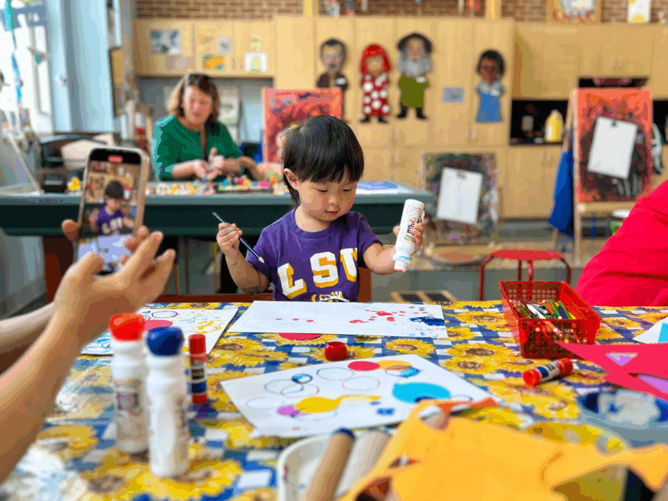 child at knock knock children's museum