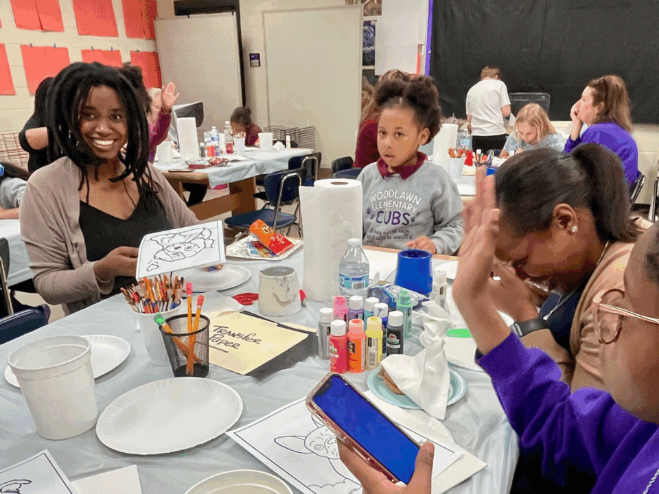 woodlawn's arts in schools month event