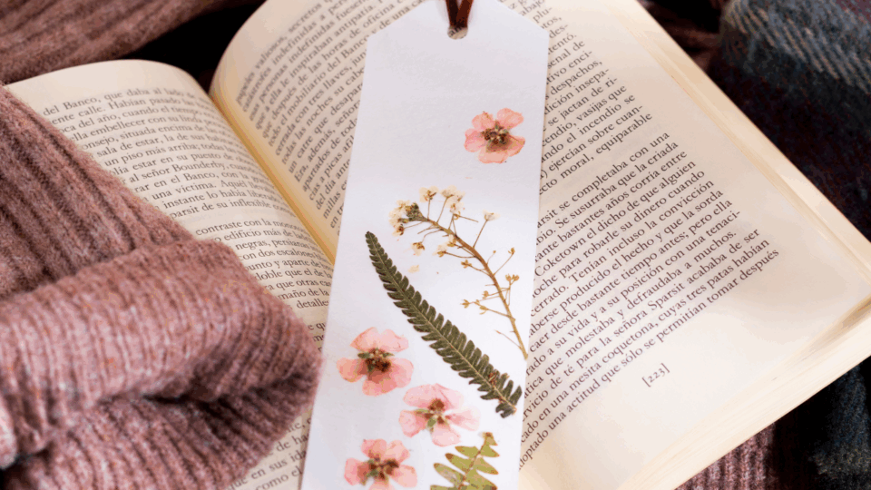 bookmark flower crafts
