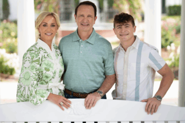 first lady sharon landry, governor landry, and their son jt landry
