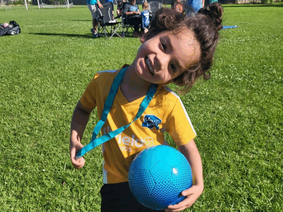 jude holding a ball