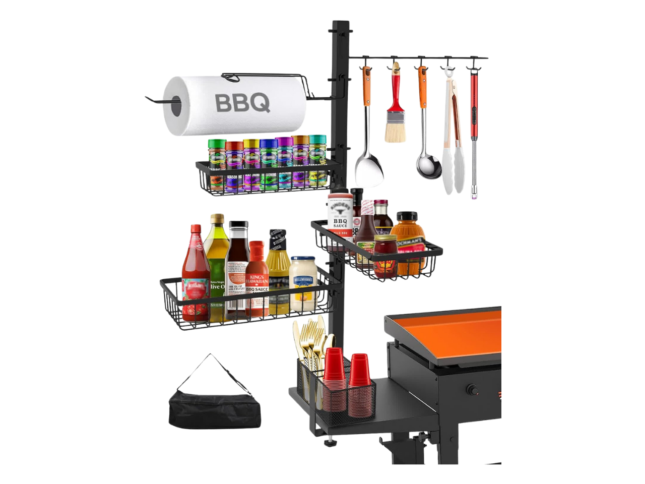 bbq grill caddy