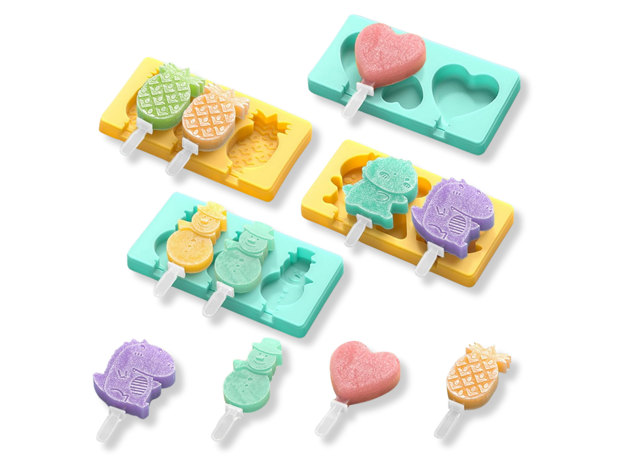 cool gear popsicle molds