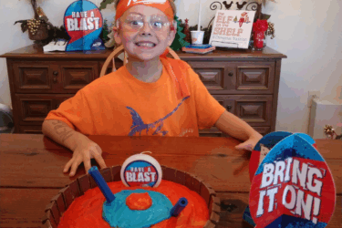 dylan at birthday party
