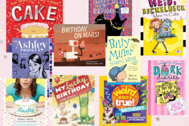 celebrate birthdays; collage of book covers