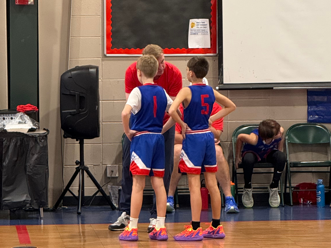back-to-school chaos; dylan and tyler basketball