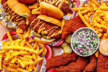 dave's hot chicken; includes all menu items