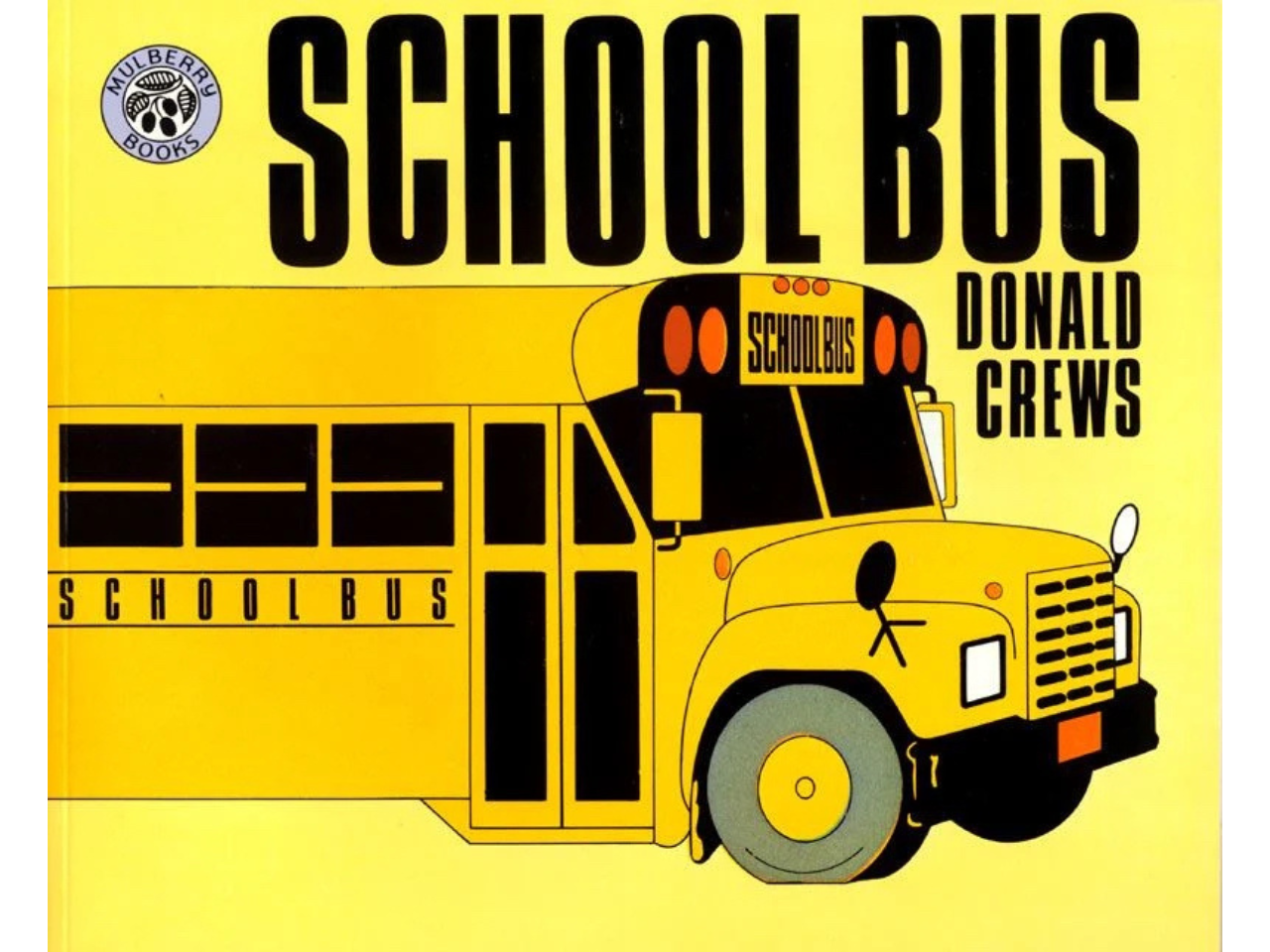 back-to-school books; school bus