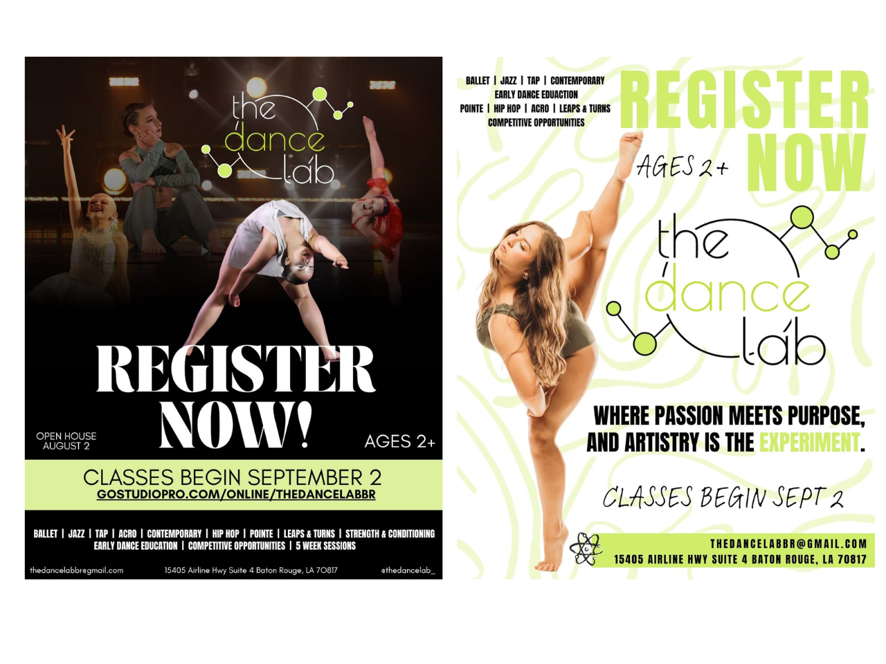 the dance lab posters