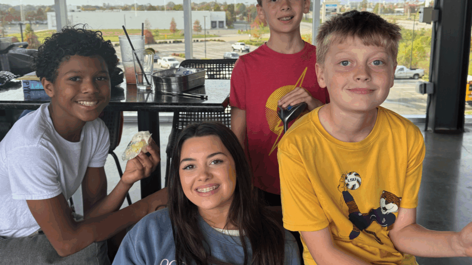the ultimate local guide; kylee, dylan, tyler, and friend