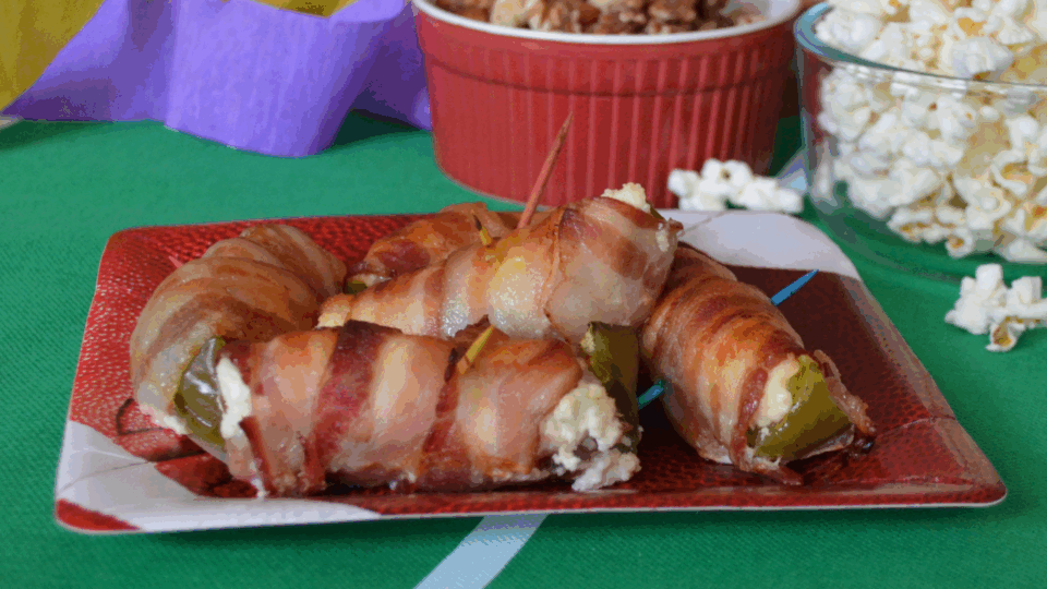 game day recipes; photo of pepper poppers