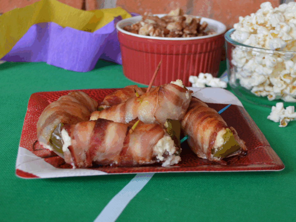 game day recipes; photo of pepper poppers
