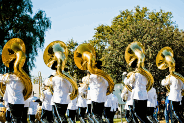band together ebr; marching band