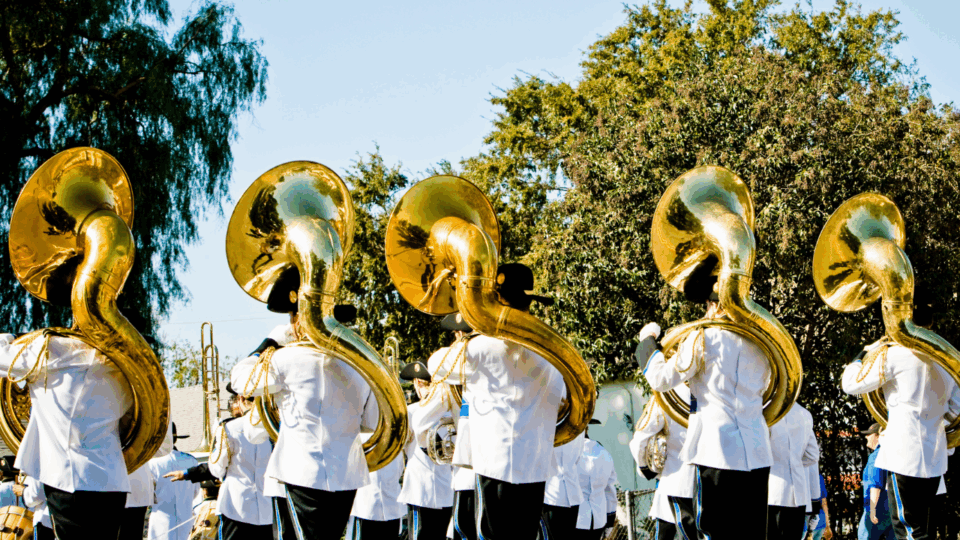 band together ebr; marching band