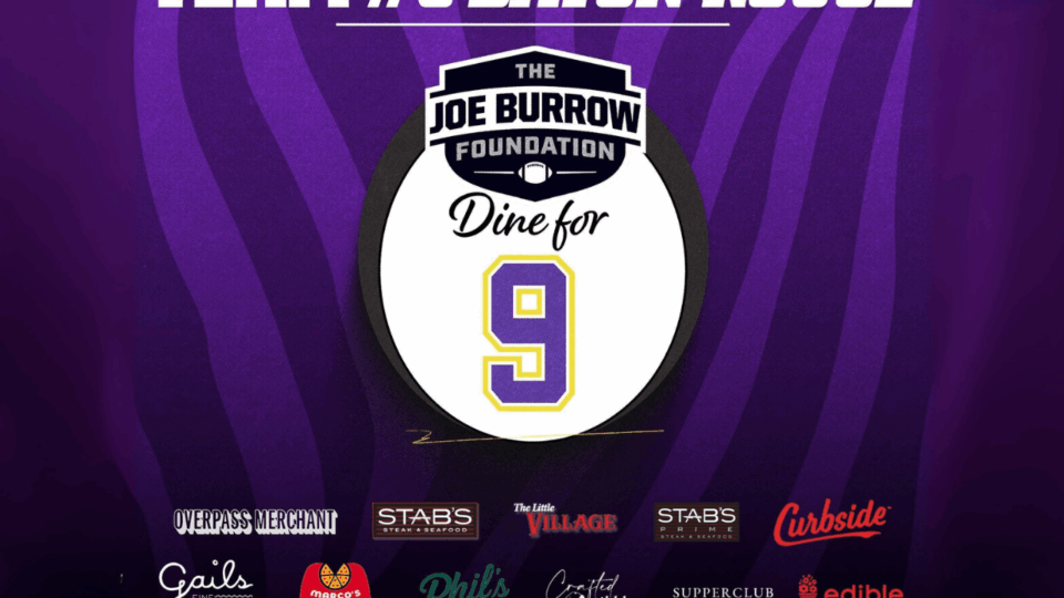 dine for nine; participating restaurant logos