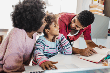 parenting style; parents with child