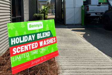 Benny’s Car Wash holiday blend