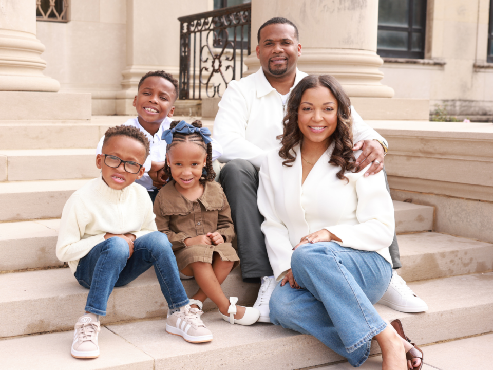 brittany francis and family; my modern mom