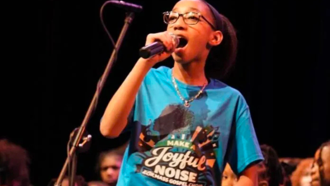 East Baton Rouge Parish Schools; girl singing