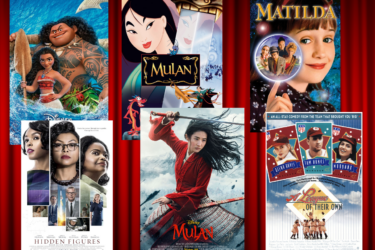 inspiring women; movie posters