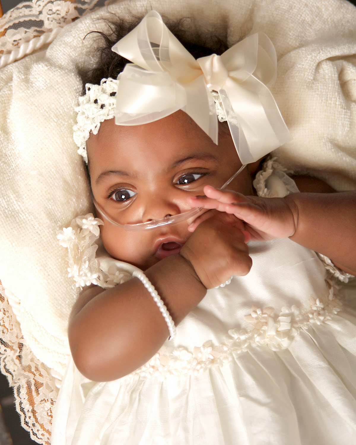 medically fragile; in loving arms