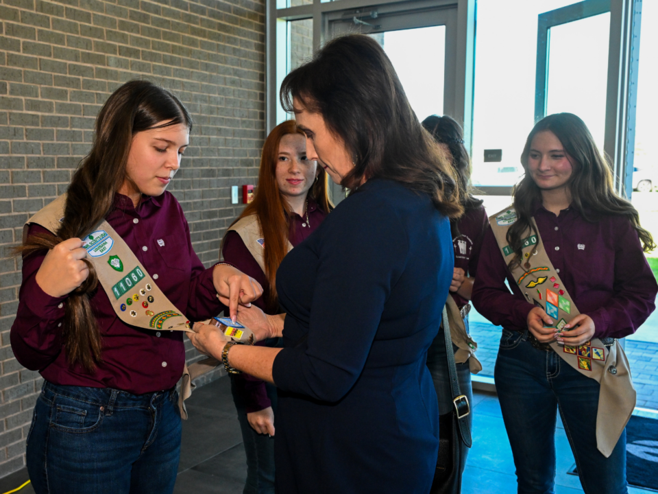 Girl Scouts Louisiana East sharing badges